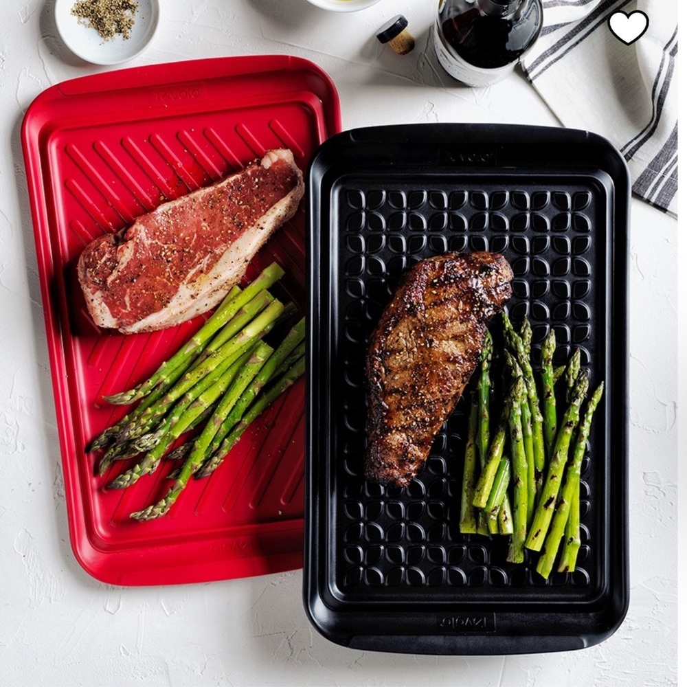 Williams Sonoma large Melamine grill Prep trays Set of 2 New